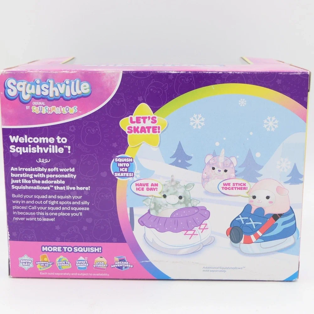 Squishville by Original Squishmallows Squishville On Ice - 2 Accessories 1 Plush